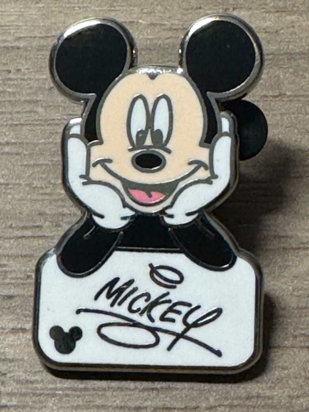 5/$25 Disney Mickey's Autograph Pin